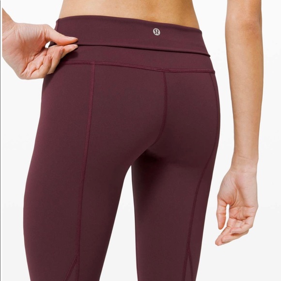 Lululemon Wunder Under Crop High-Rise *Roll Down Scallop Full-On Luxtreme 23” - Picture 2 of 8